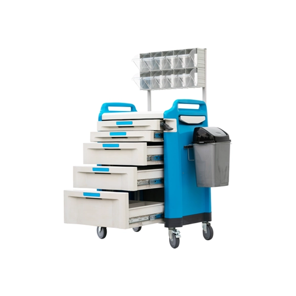 DRUG AND ANESTHESIA TROLLEY